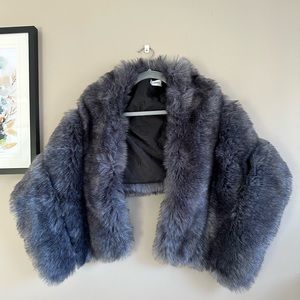 Faux Fur Shawl